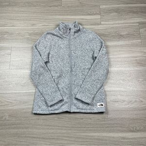 The North Face jacket women’s size M gray.